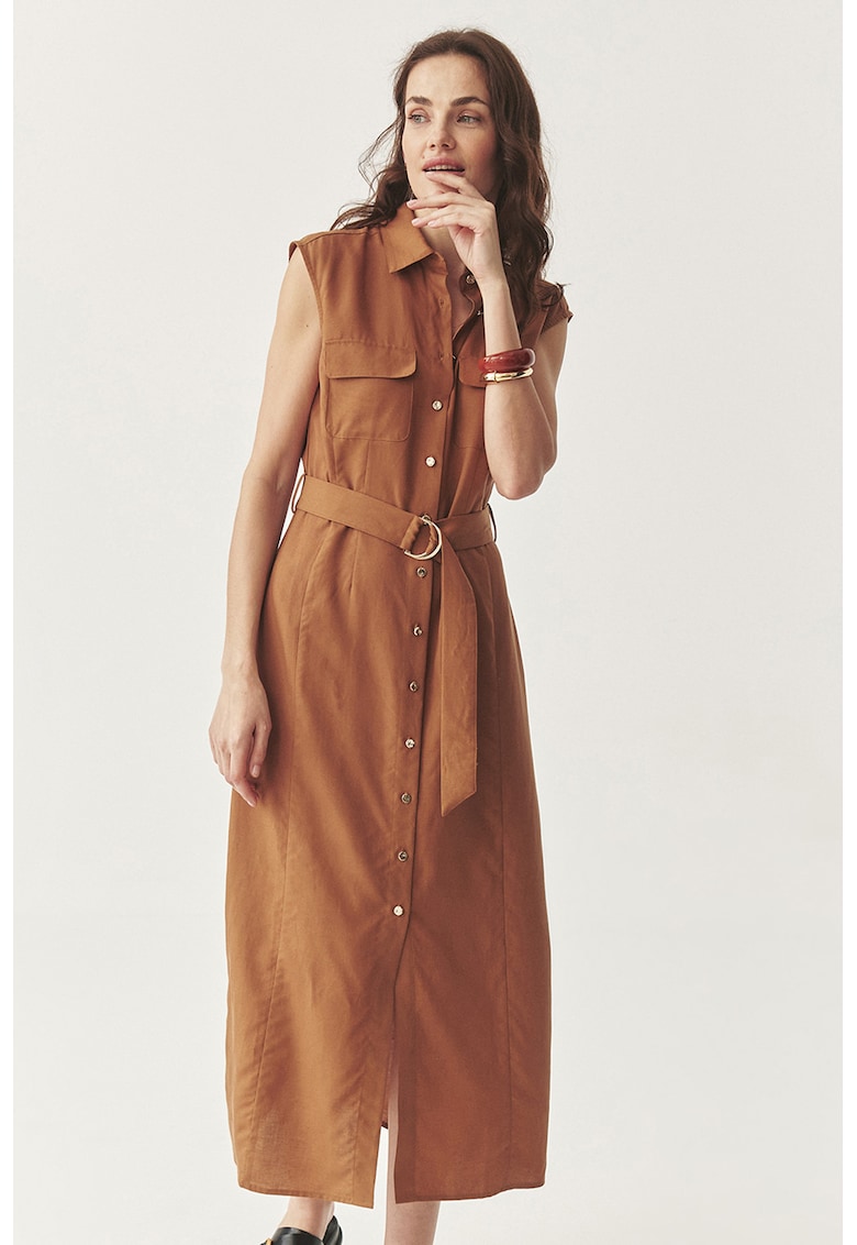 Rochie din amestec de lyocell si in