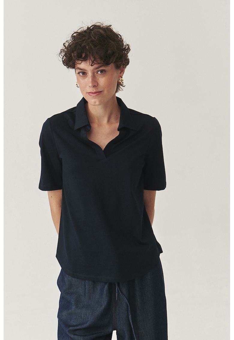 Tricou polo lejer - Albastru ultramarin