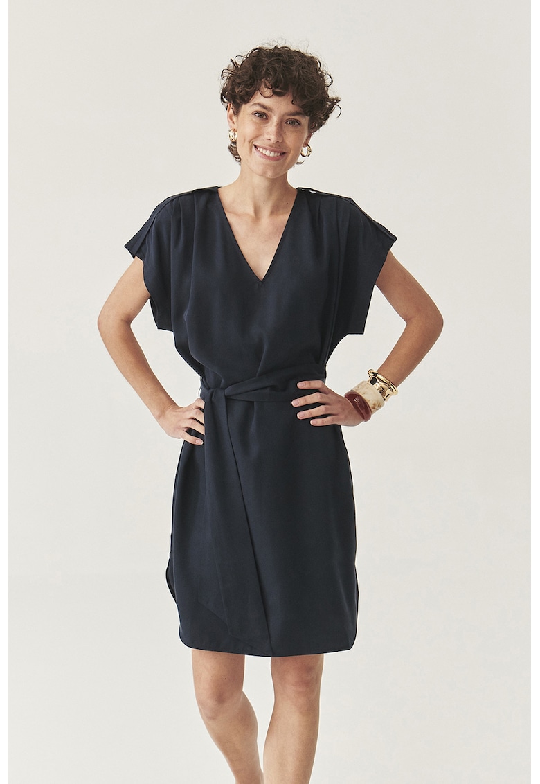 Roche din lyocell cu maneci scurte