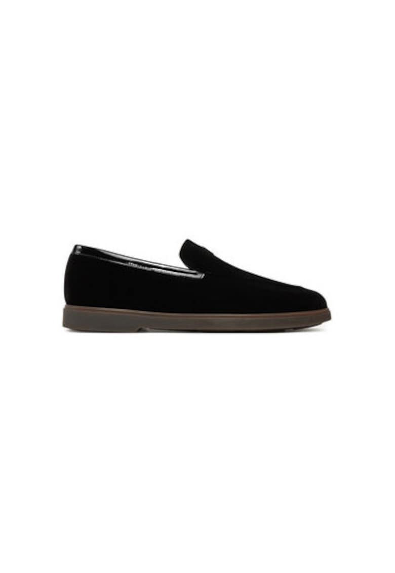 Mocasini barbati  IU40028 - Piele naturala - 46 EU - Negru