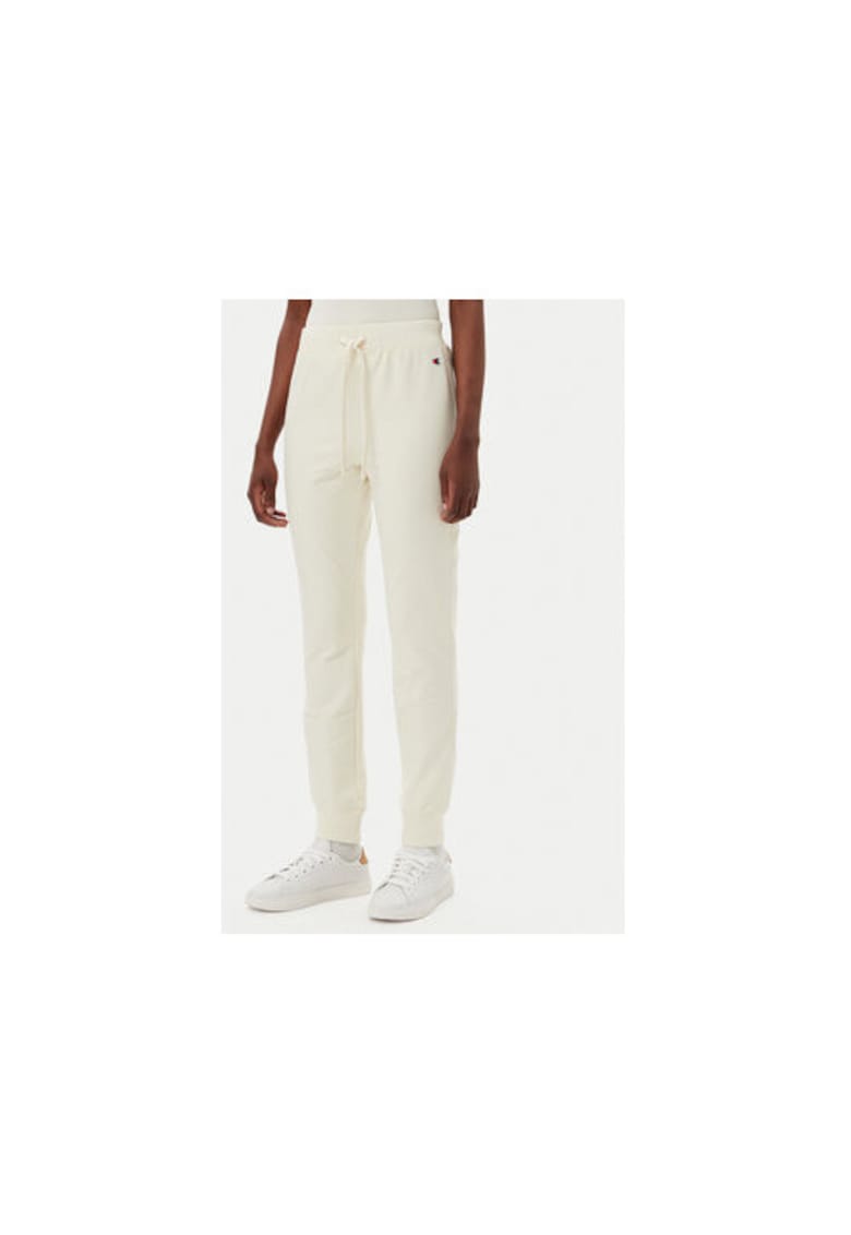Pantaloni de trening dama 118101 - Bumbac/Elastan - Ecru