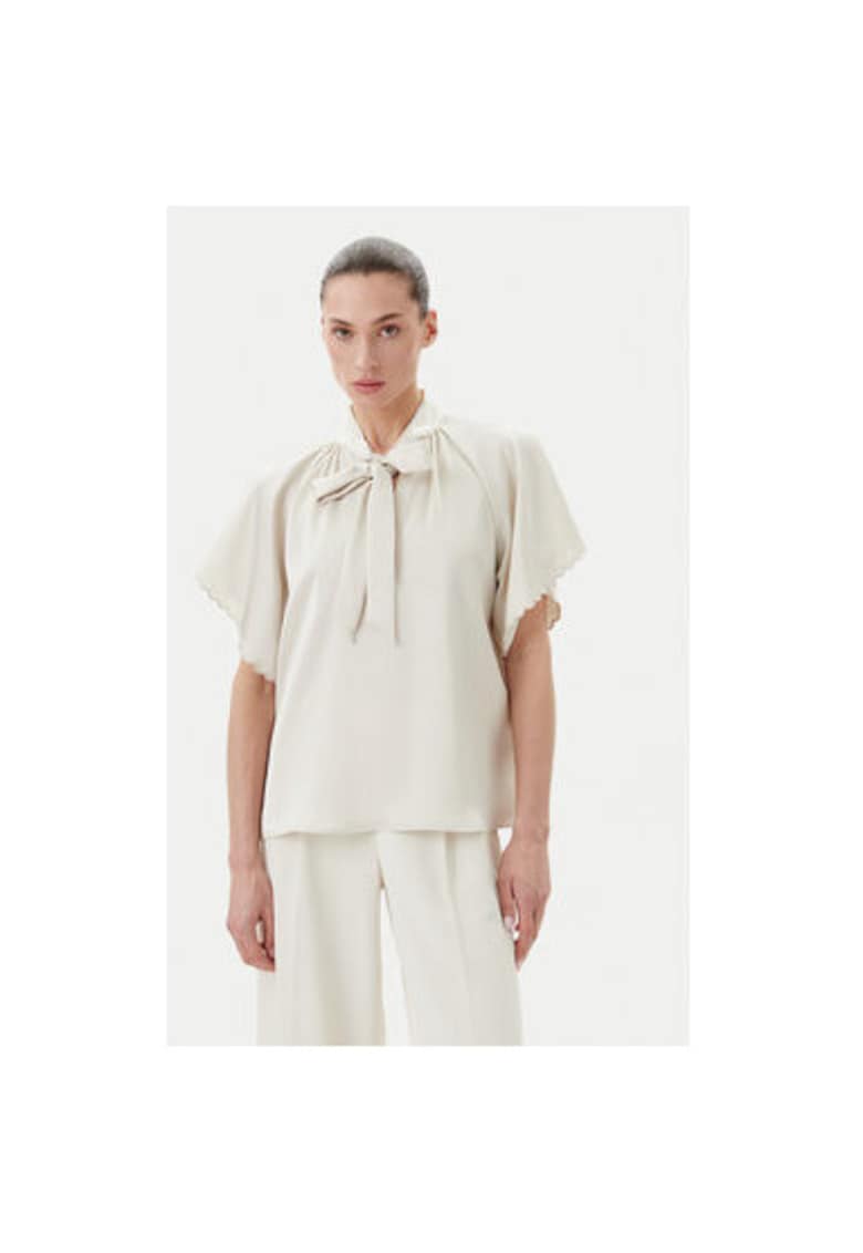 Bluza dama BBW4439 - Poliester reciclat - Ecru - Ecru