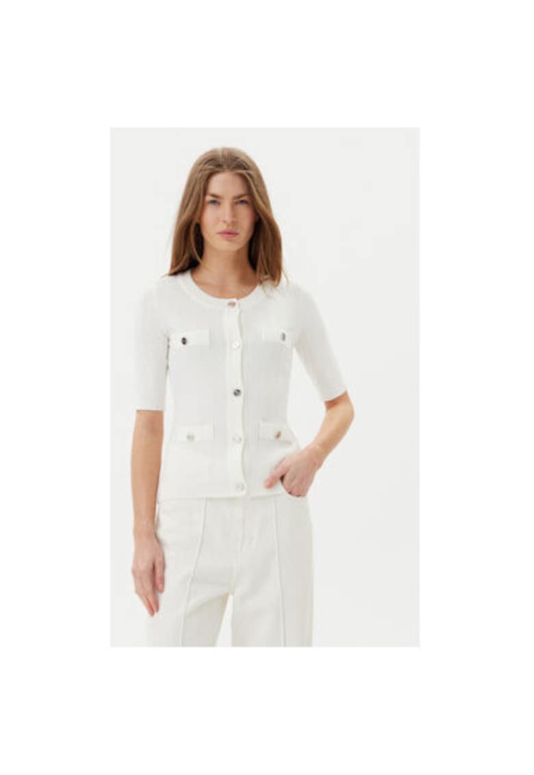 Bluza dama ACMA001877 - Viscoza/Nylon - Ecru - Ecru