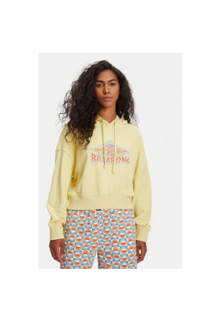 Bluza dama EBJFT00146 - Bumbac/Poliester - Galben - Galben
