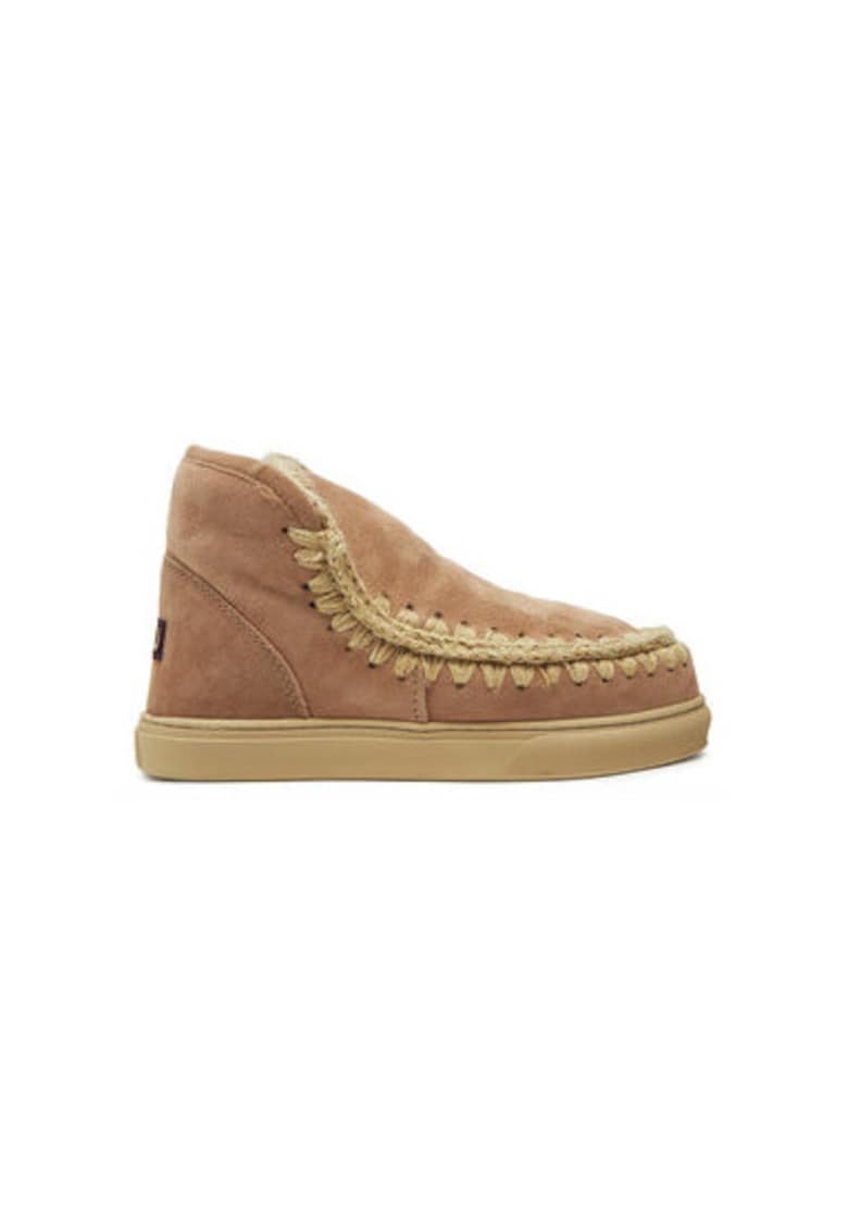 Cizme de iarna dama FW111000A - Piele naturala - Bej