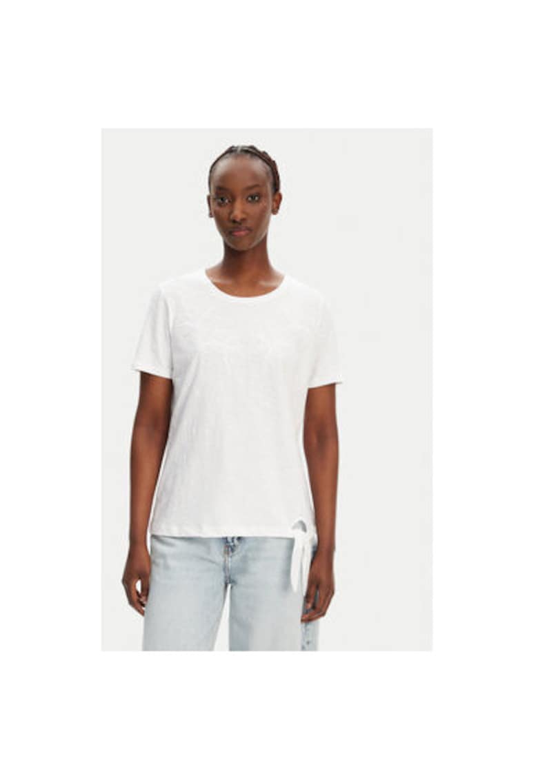 Tricou dama 11104823 - Bumbac - Alb - Alb