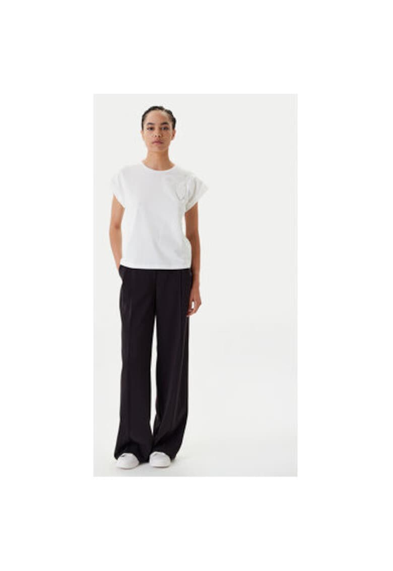 Tricou dama 251-DABANA - Bumbac/Poliester - Alb - Alb