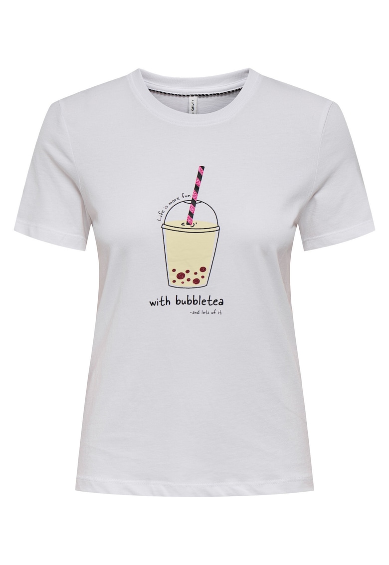 Tricou dama 15349901 - Bumbac organic - Alb - Alb