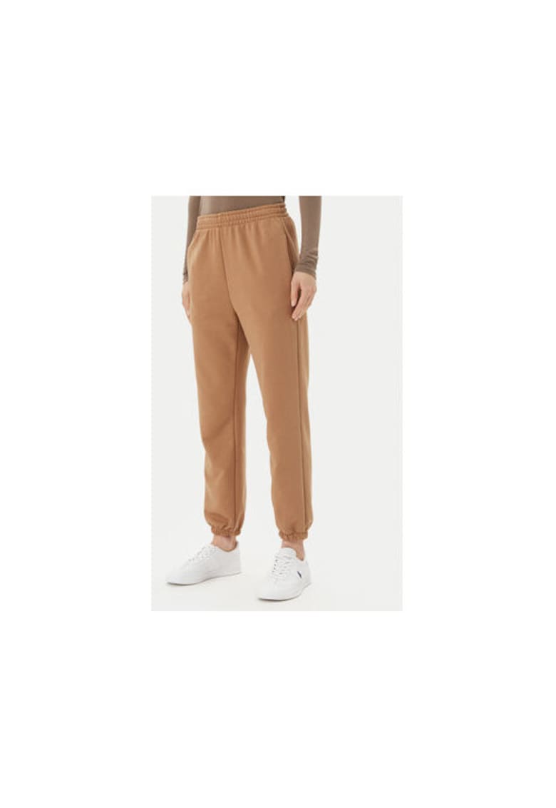 Pantaloni de trening dama TD0573 - Bumbac/Poliester - Maro - Maro