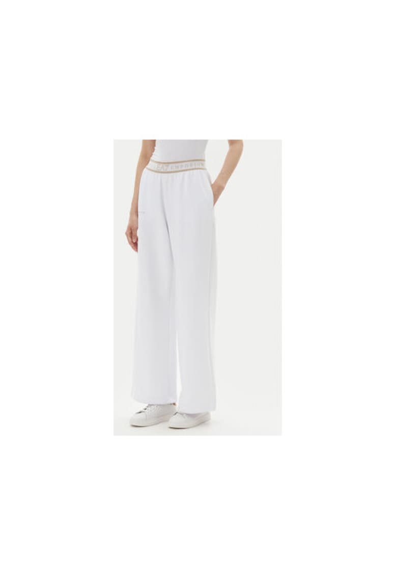 Pantaloni de trening dama Emporio Armani - 7W000281 AF12501 - Poliester/Bumbac - Bej