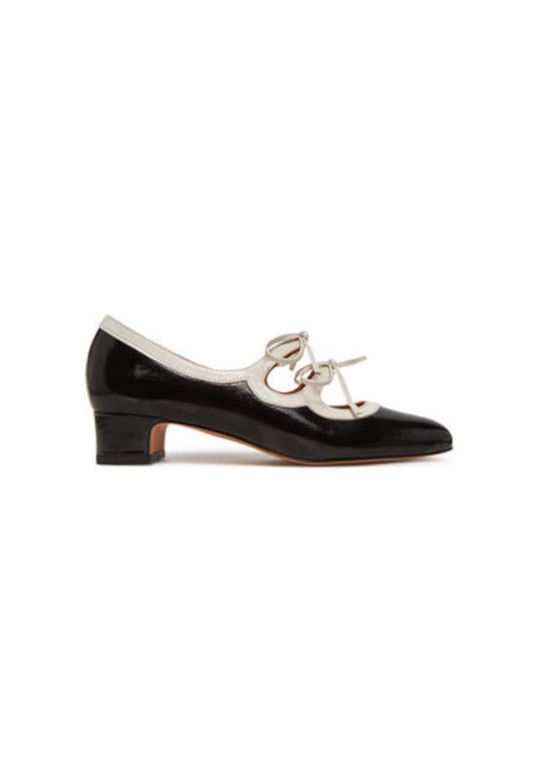 Pantofi dama GRETA CZÓŁENKA - Piele naturala - Negru - Negru