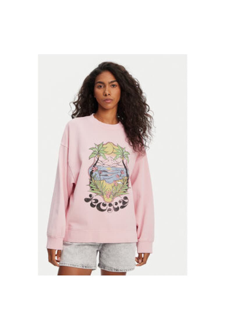 Hanorc dama ERJFT04997 - Bumbac/Poliester - Roz Hanorc dama ERJFT04997 - Bumbac/Poliester - Roz