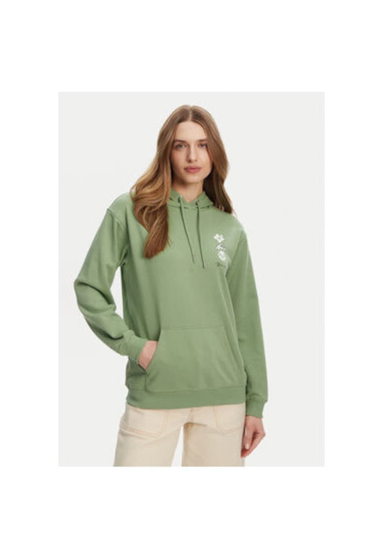 Hanorc dama ERJFT04952 - Bumbac/Poliester - Verde