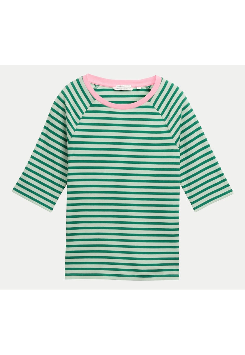 Tricou dama 1045410 - Bumbac organic - Verde - Verde