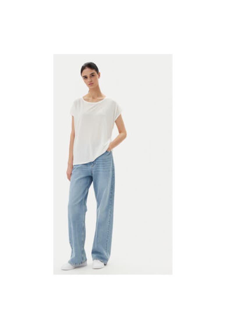 Tricou dama 10284468 - Lyocell/Elastan - Alb - Alb