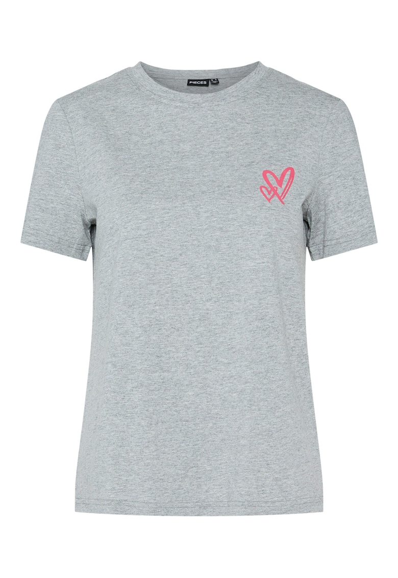 Tricou dama 17155082 - Bumbac organic - Gri - Gri