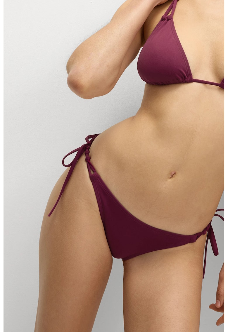 Slip brazilian cu prindere laterala - Violet tyrian
