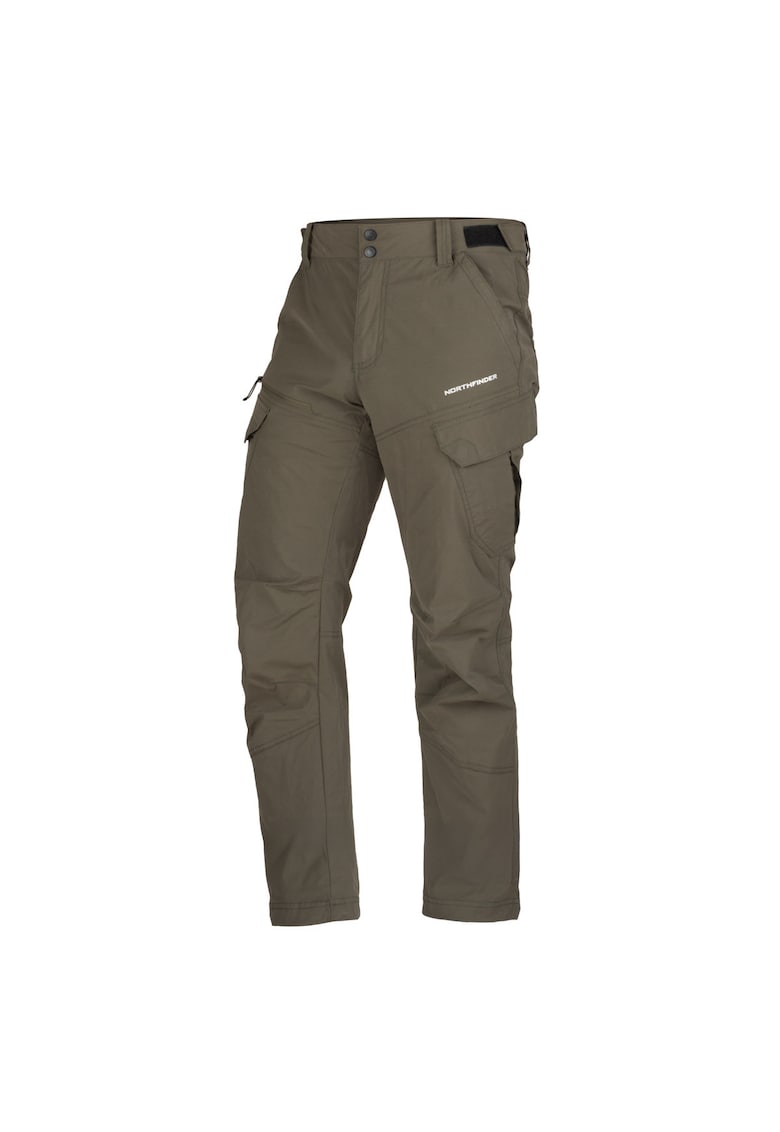 Pantaloni tip cargo cu aspect de bumbac pentru barbati Bastian