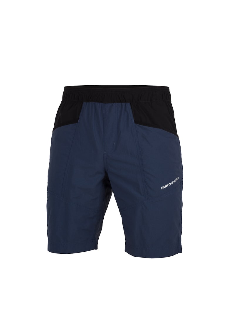Pantaloni scurti outdoor barbati Arno - Negru/Albastru inchis