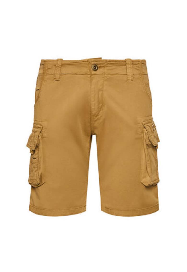 Pantaloni scurti barbati  176203 13 - Bumbac - Maro