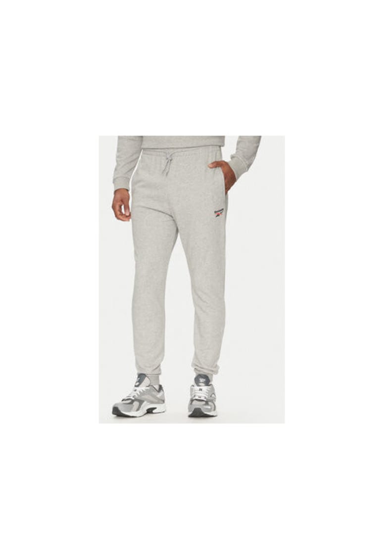 Pantaloni de trening barbati 100221804 - Bumbac/Poliester - Gri
