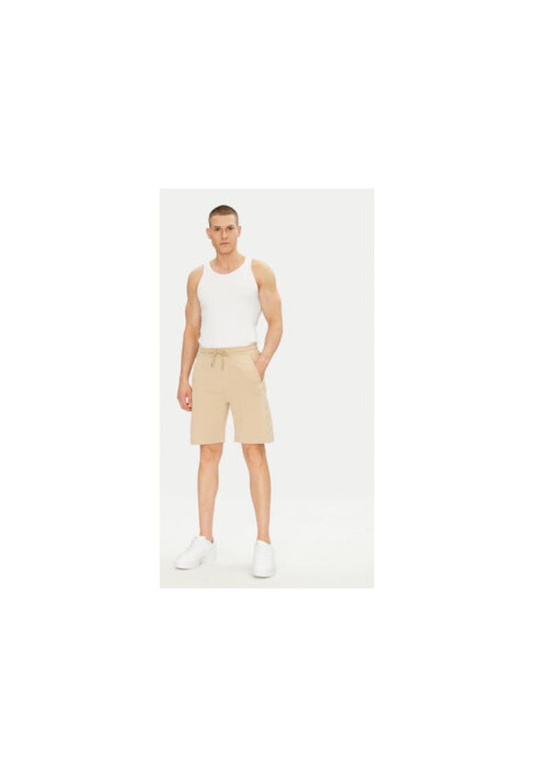 Pantaloni scurti sport barbati  705071 552951 - Bumbac organic - Bej