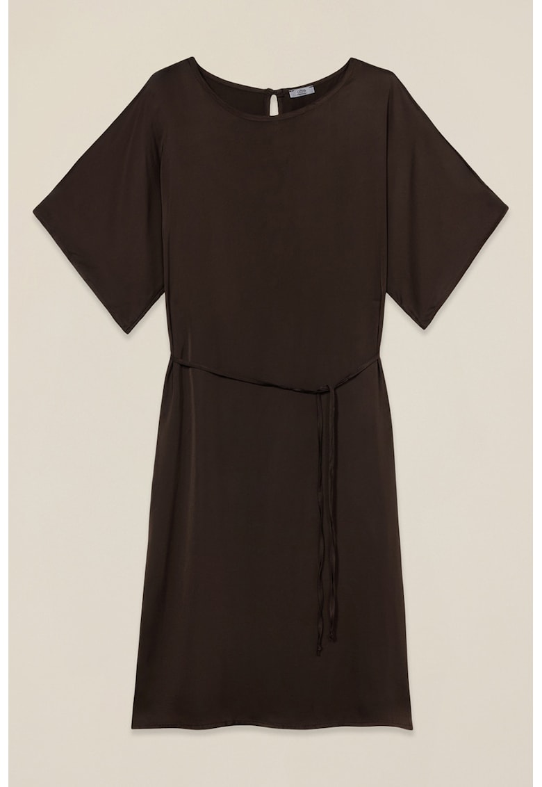 Rochie mini cu cordon - Maro inchis