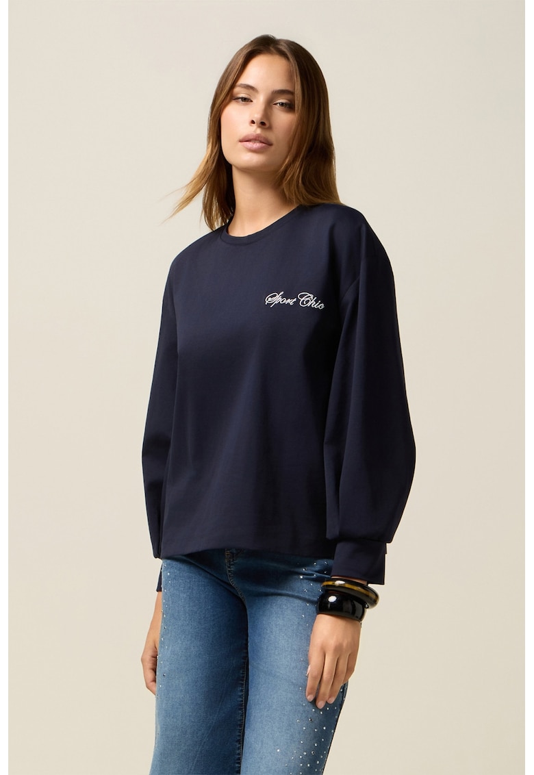 Bluza de trening lejera din amestec de bumbac