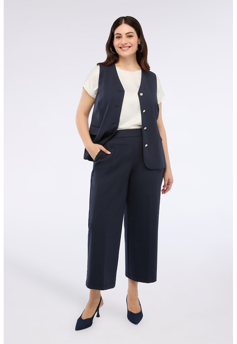 Pantaloni crop drepti