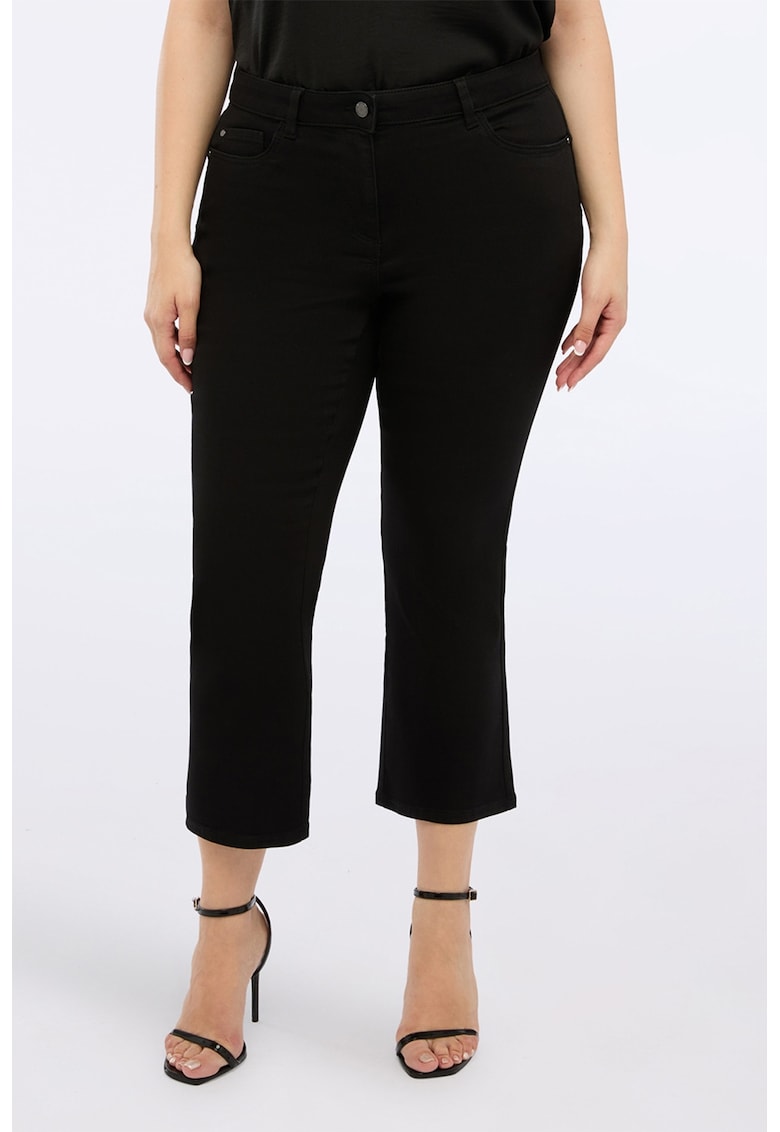 Blugi capri cu design 5 buzunare