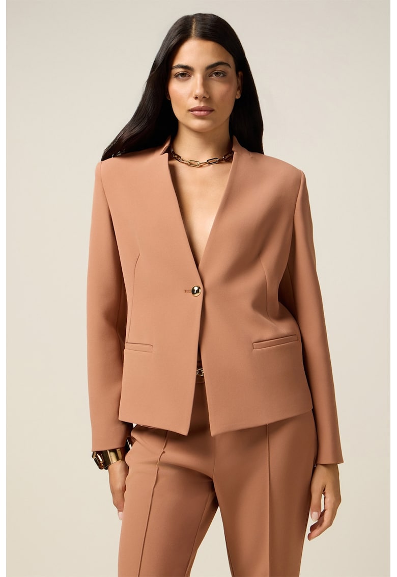 Sacou uni regular-fit - Portocaliu stins