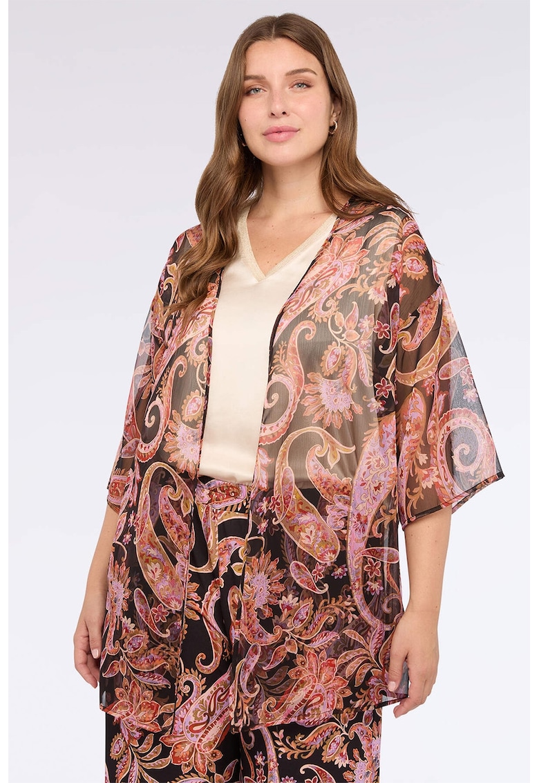 Bluza cu maneci scurte si imprimeu