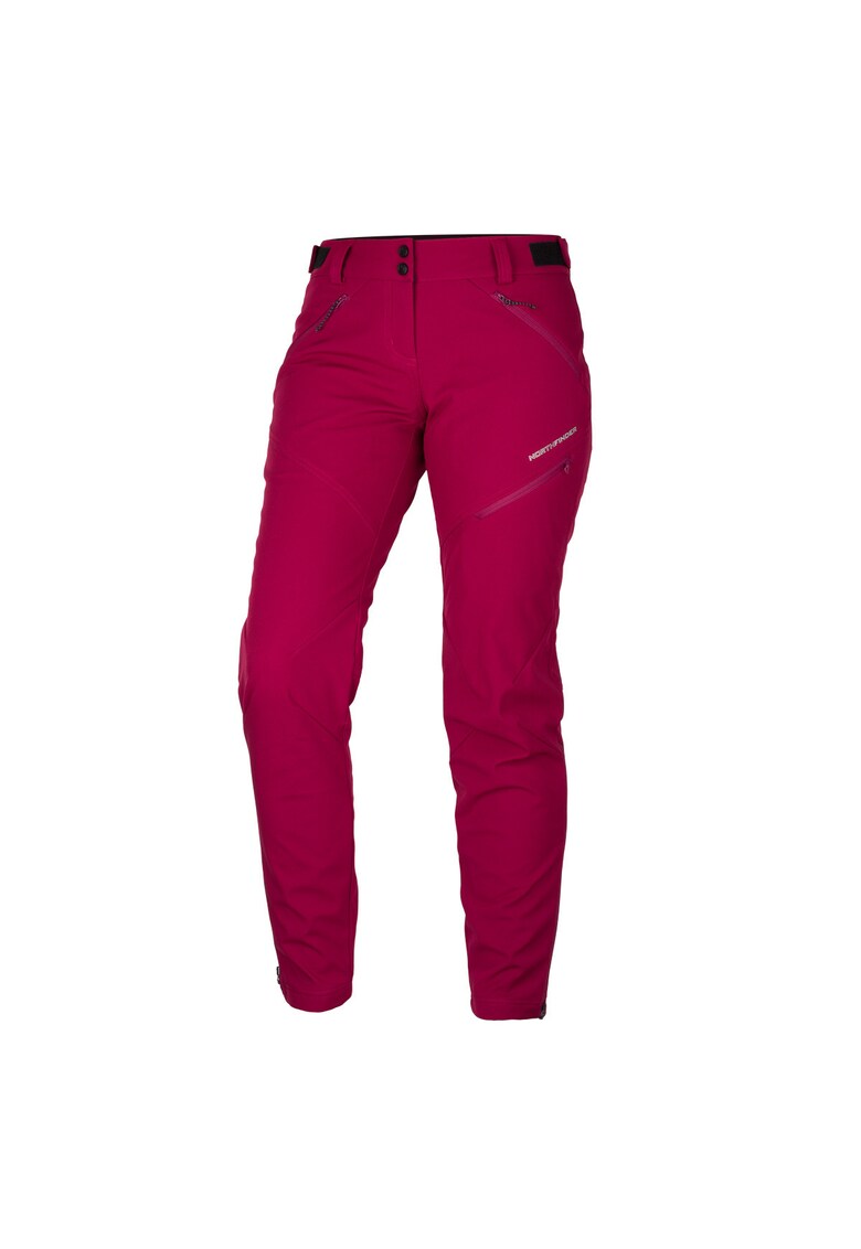 Pantaloni pentru femei - 3425410 - Poliester - Rosu