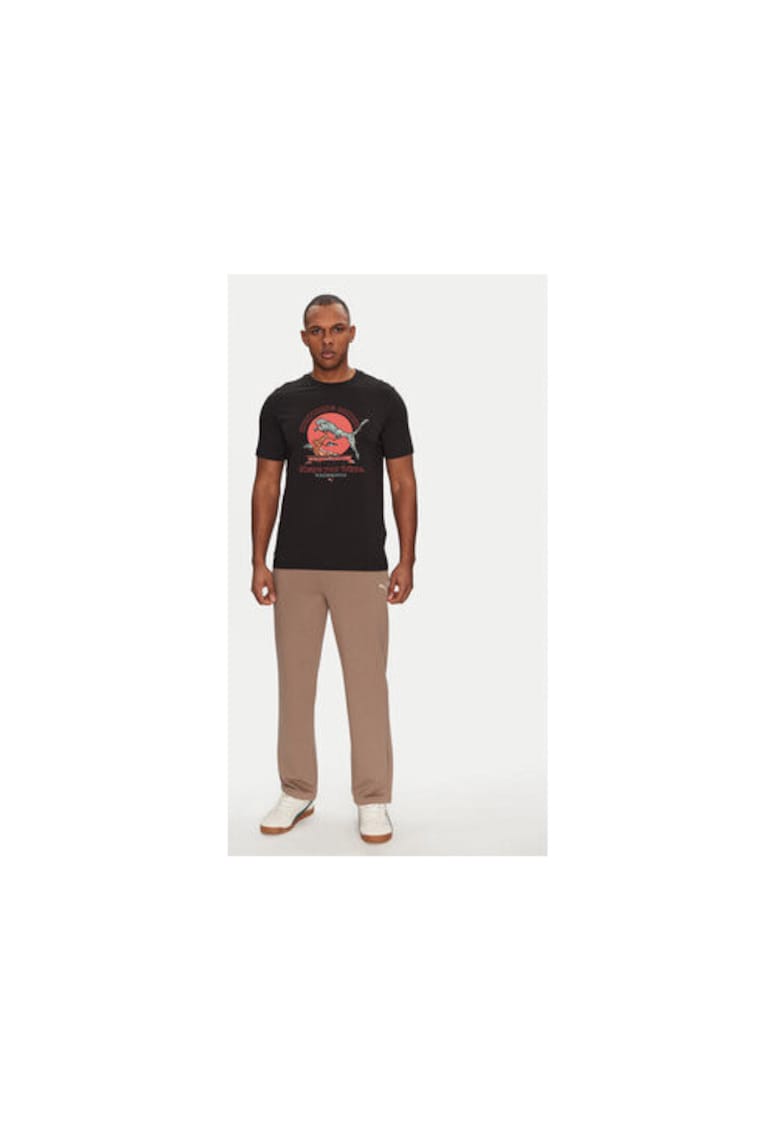 Pantaloni de trening barbati 629651 - Bumbac - Maro - Maro