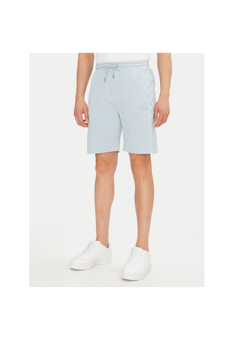 Pantaloni scurti sport barbati 705071 552951 - Bumbac organic - Albastru - Albastru