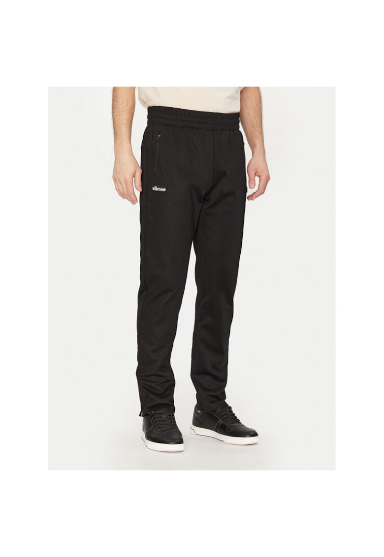 Pantaloni de trening barbati SHZ22104011 - Bumbac/Poliester - Negru - Negru