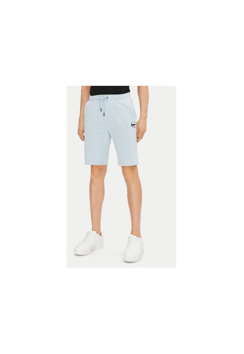Pantaloni scurti sport barbati 705014 552900 - Bumbac organic - Albastru - Albastru