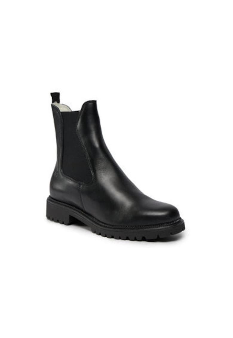 Botine dama 1-26427-41 - Piele naturala - Negru - Negru
