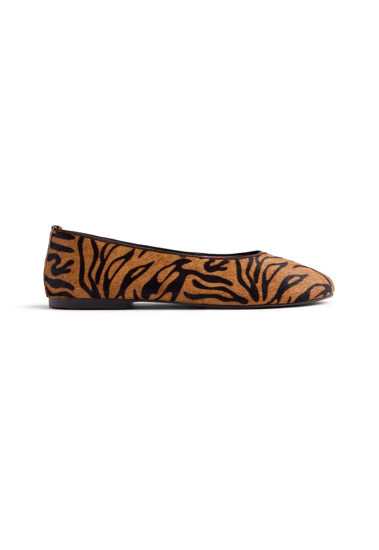 Gioseppo Balerini cu animal print - Maro