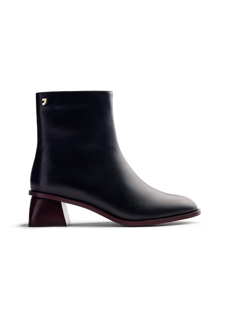 Botine de piele cu fermoar Pierz