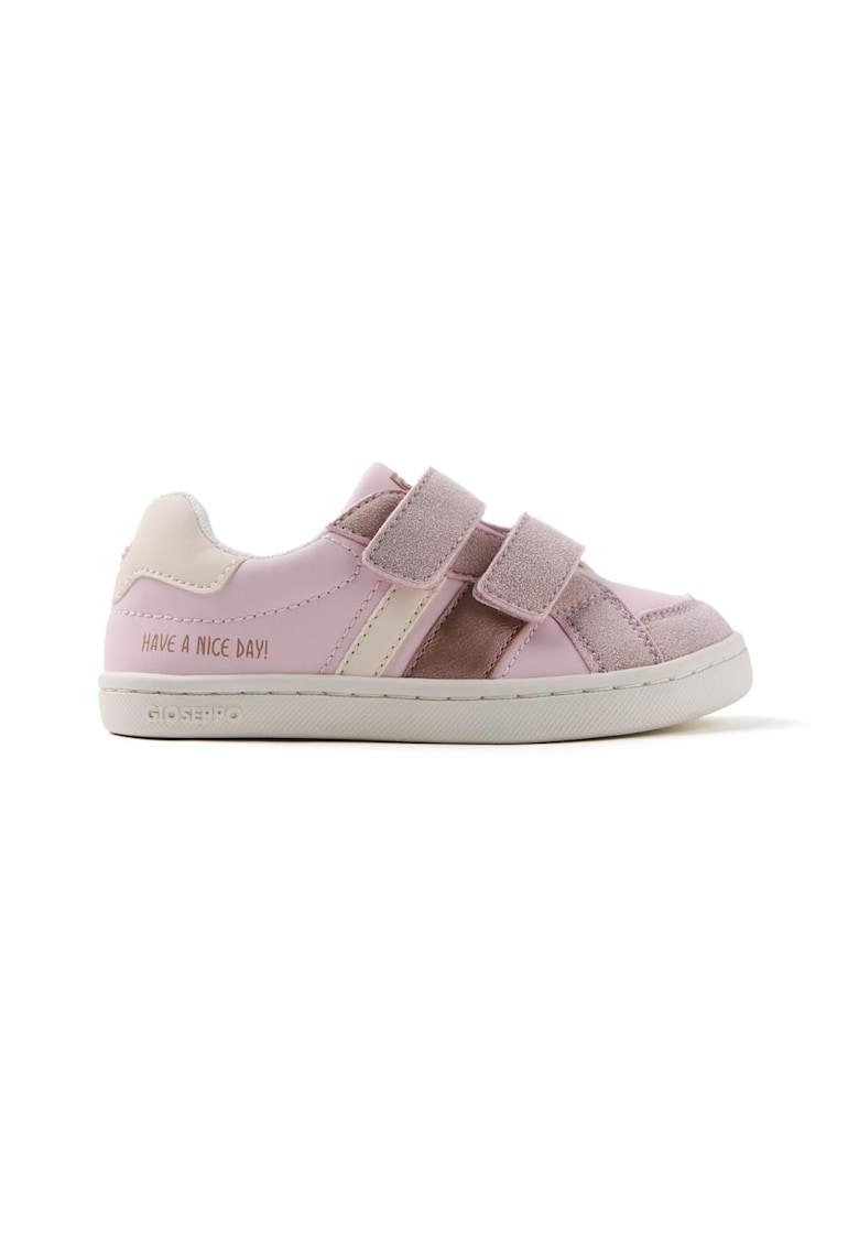 Gioseppo Pantofi sport de piele ecologica cu velcro Encorse8 - Roz