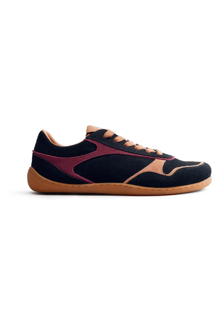Gioseppo Pantofi sport low-cut de piele intoarsa - Negru
