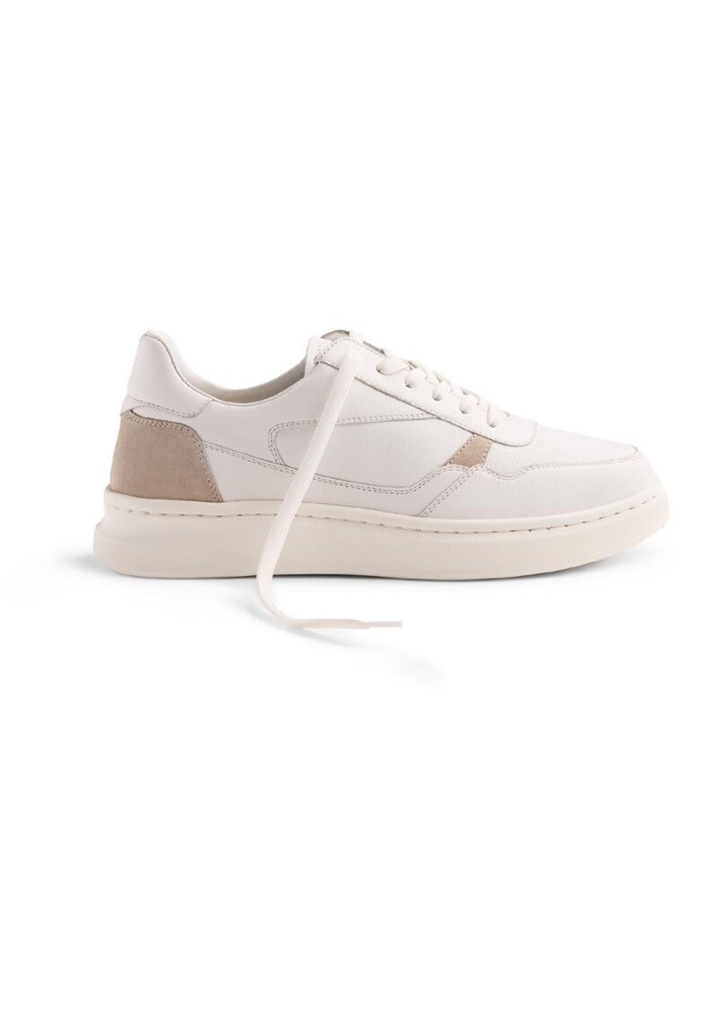 Pantofi sport de piele Ansel - Alb