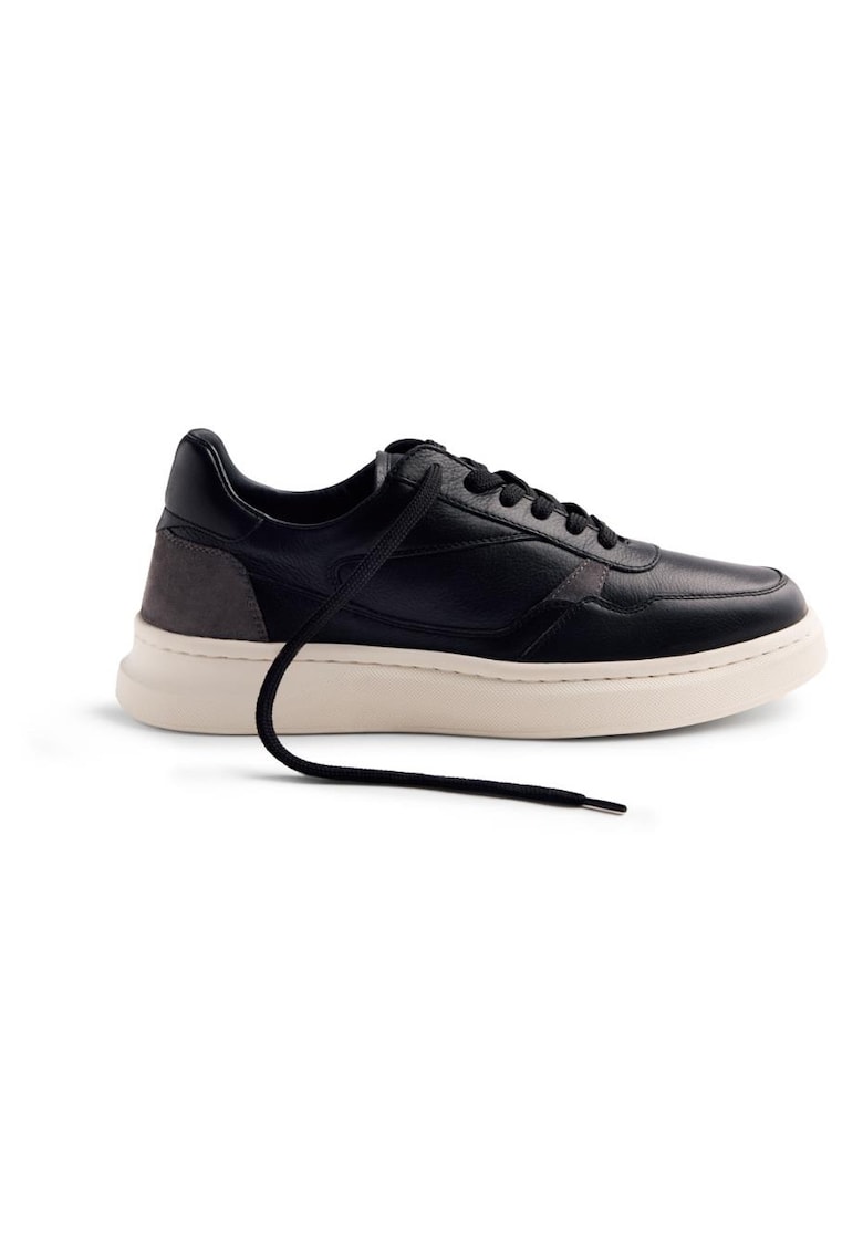 Gioseppo Pantofi sport de piele Ansel - Negru