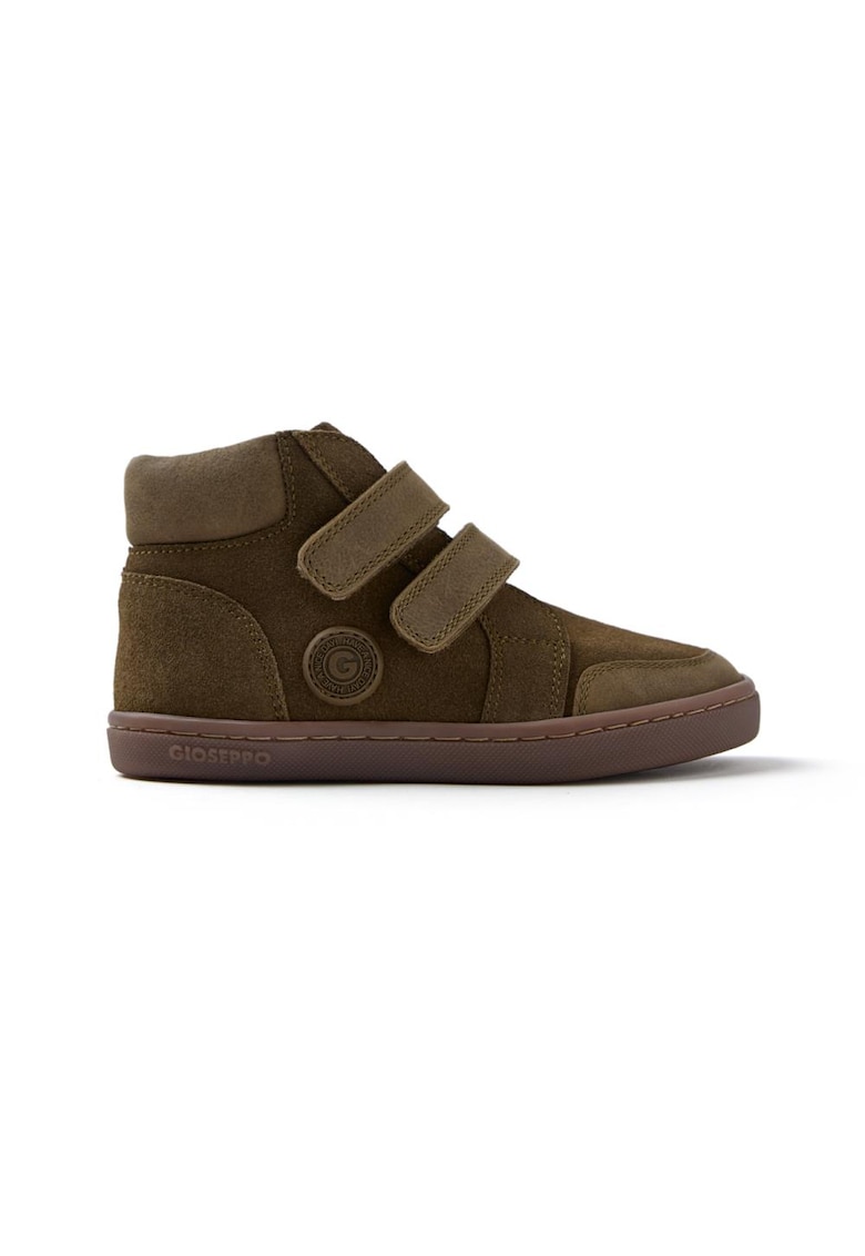 Gioseppo Ghete de piele intoarsa cu velcro - Kaki