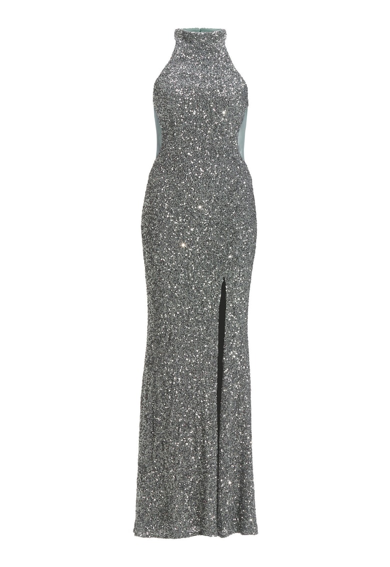 Rochie dama 5AJ006HK - Poliester/Elastan - Verde Rochie dama 5AJ006HK - Poliester/Elastan - Verde