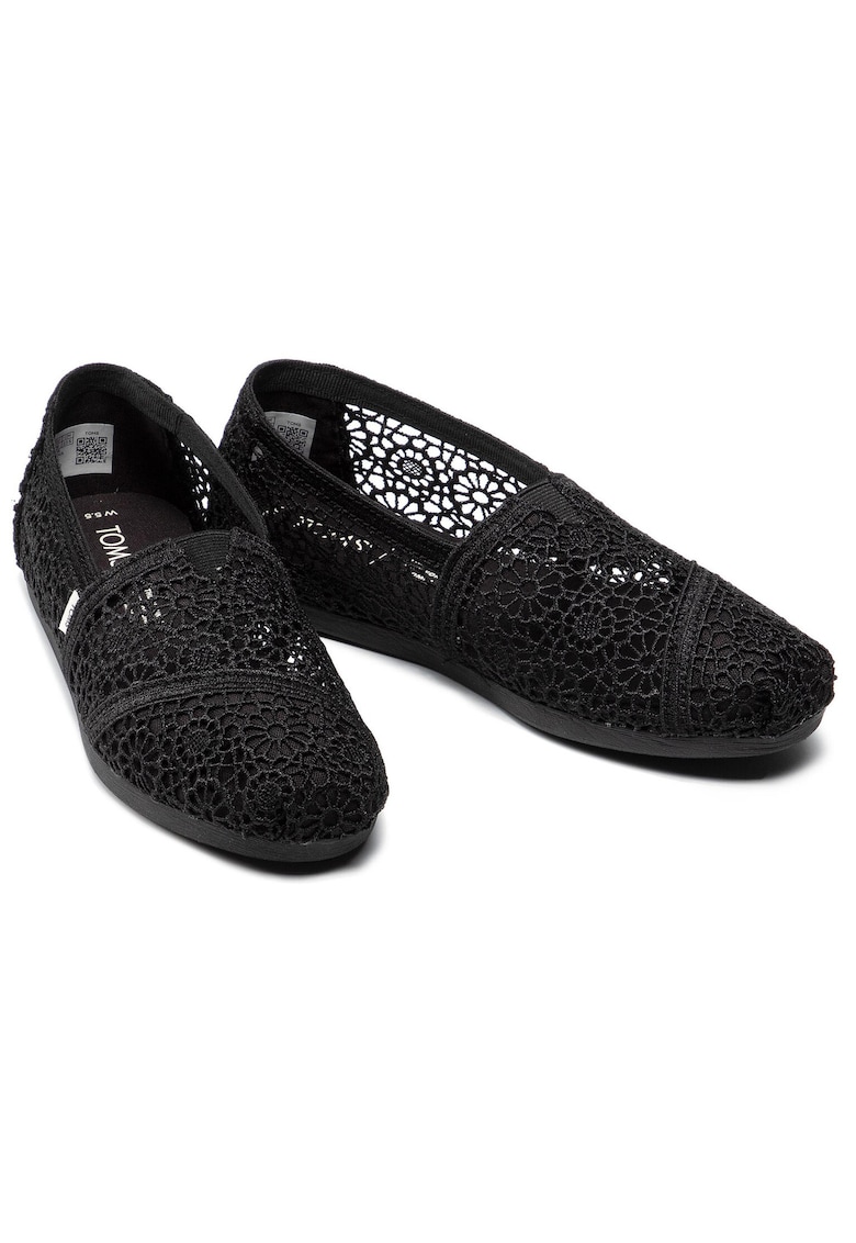 Mocasini dama 10016254 - Textil - Negru