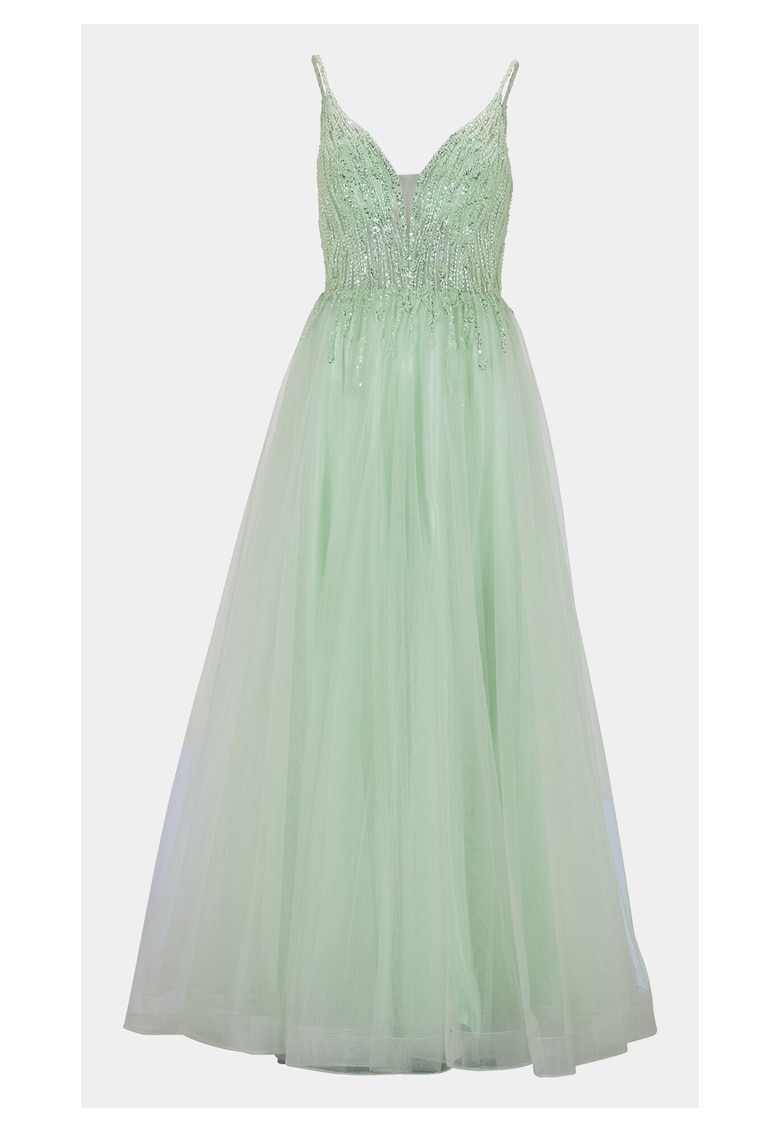 Rochie dama 5AG005HK - Poliamida - 36 EU - Verde