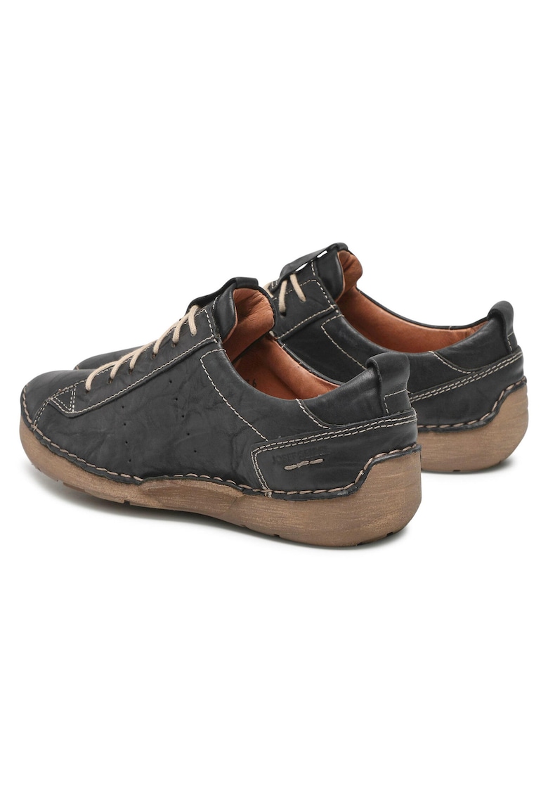 Mocasini dama 59656 - Piele naturala - Negru - Negru