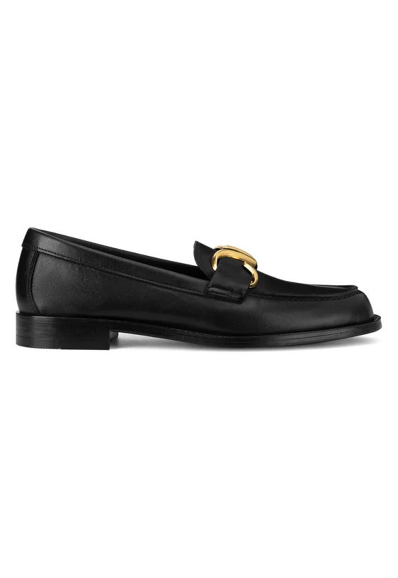 Mocasini dama 5906751019023 - Piele naturala - Negru - Negru